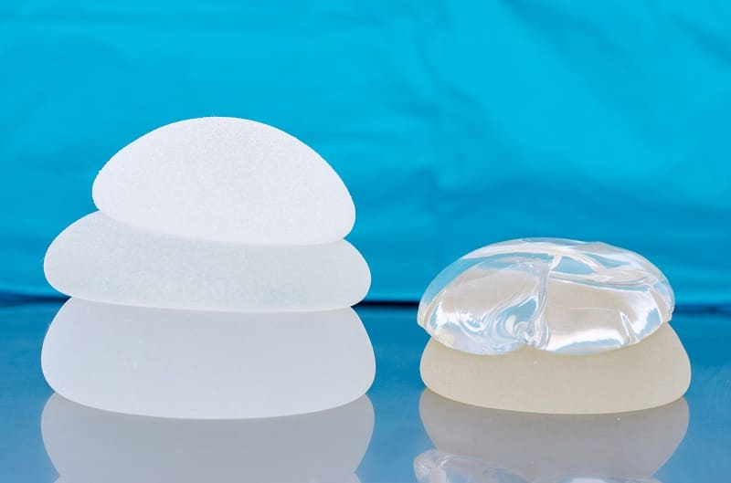 Breast implant types: silicone, saline, gummy bear